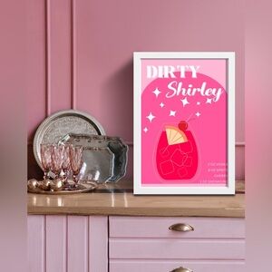 Cocktail vintage inspired recipe paperboard print